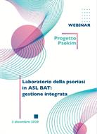 Webinar Progetto Psokim Laboratorio della psoriasi in ASL BAT: gestione integrata - 3 dicembre 2020
